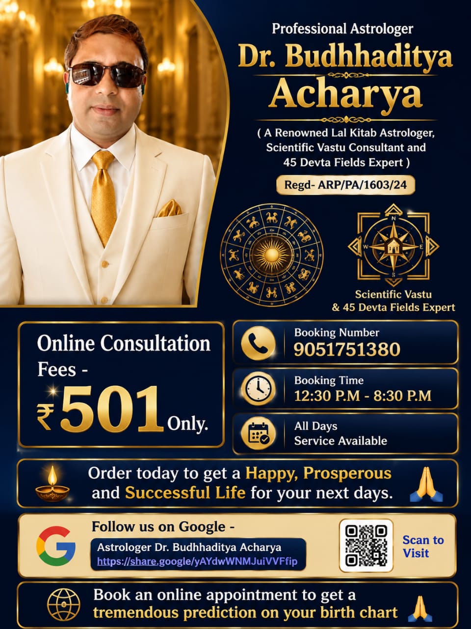 Astrologer Dr. Budhhaditya Acharya