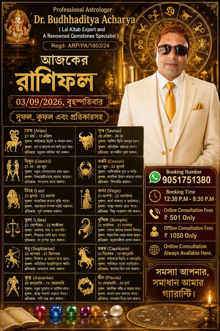 Astrologer Dr. Budhhaditya Acharya