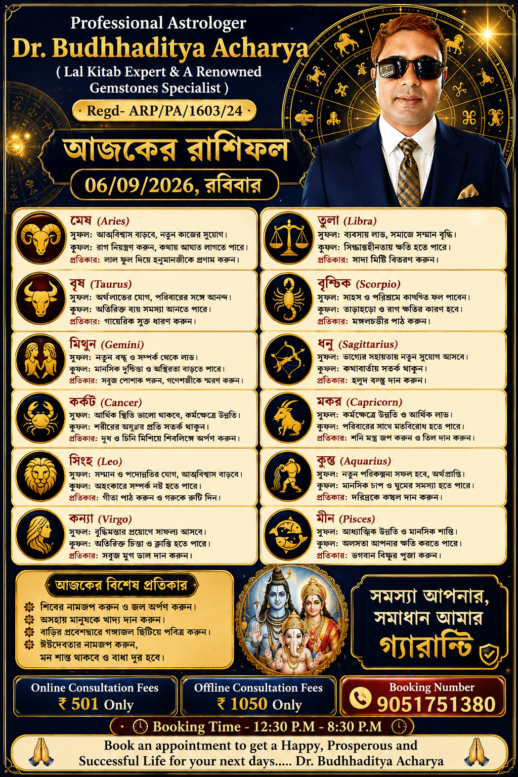 Astrologer Dr. Budhhaditya Acharya