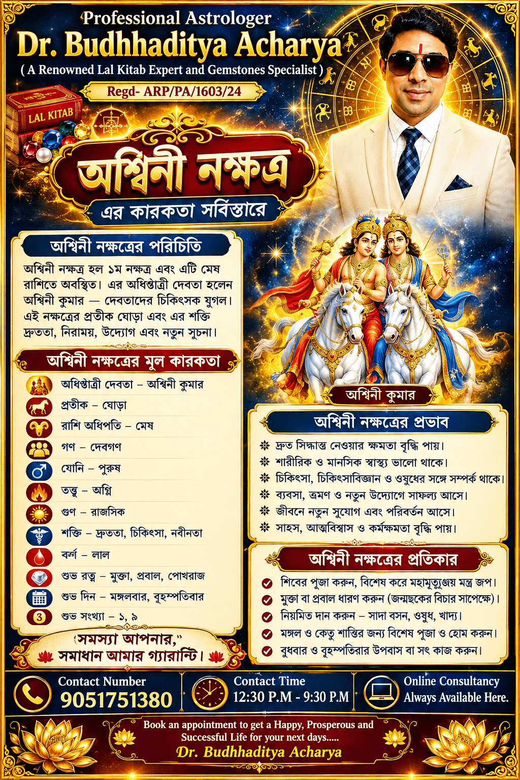 Astrologer Dr. Budhhaditya Acharya