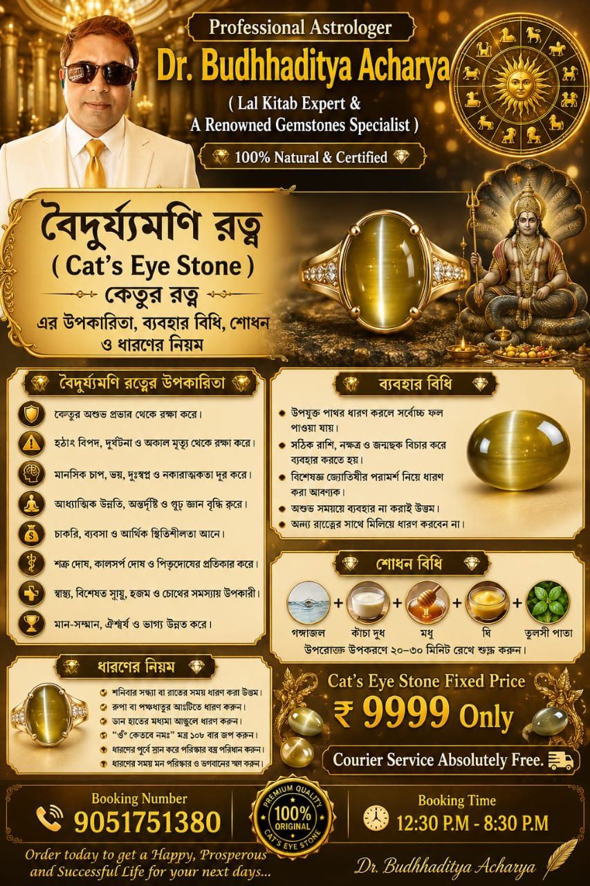 Astrologer Dr. Budhhaditya Acharya