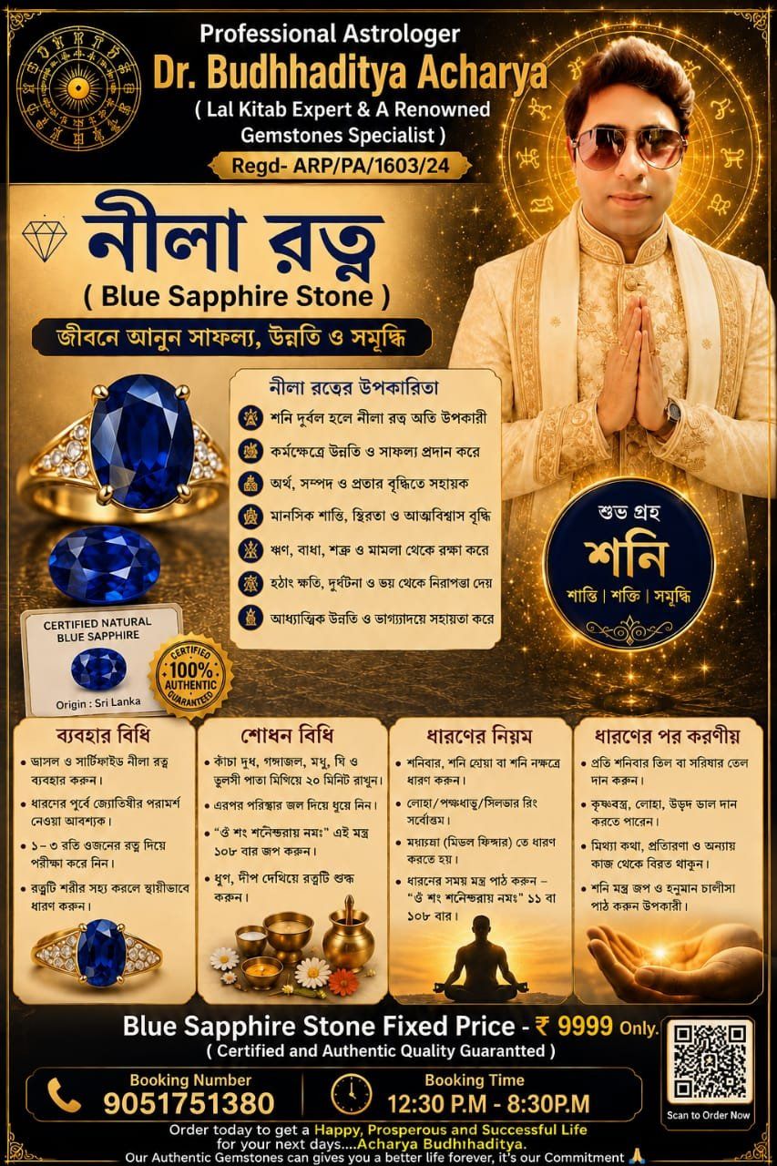 Astrologer Dr. Budhhaditya Acharya