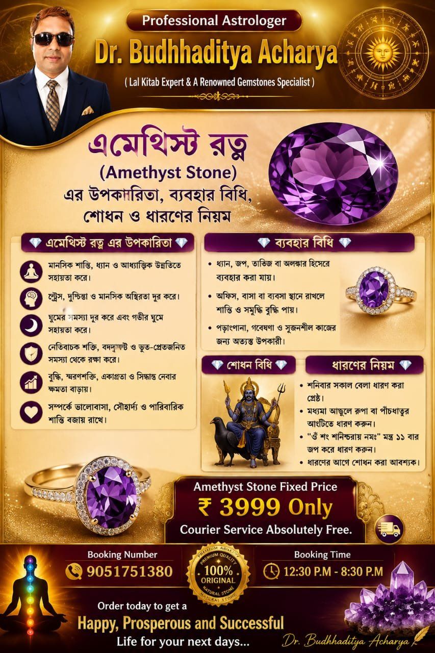 Astrologer Dr. Budhhaditya Acharya
