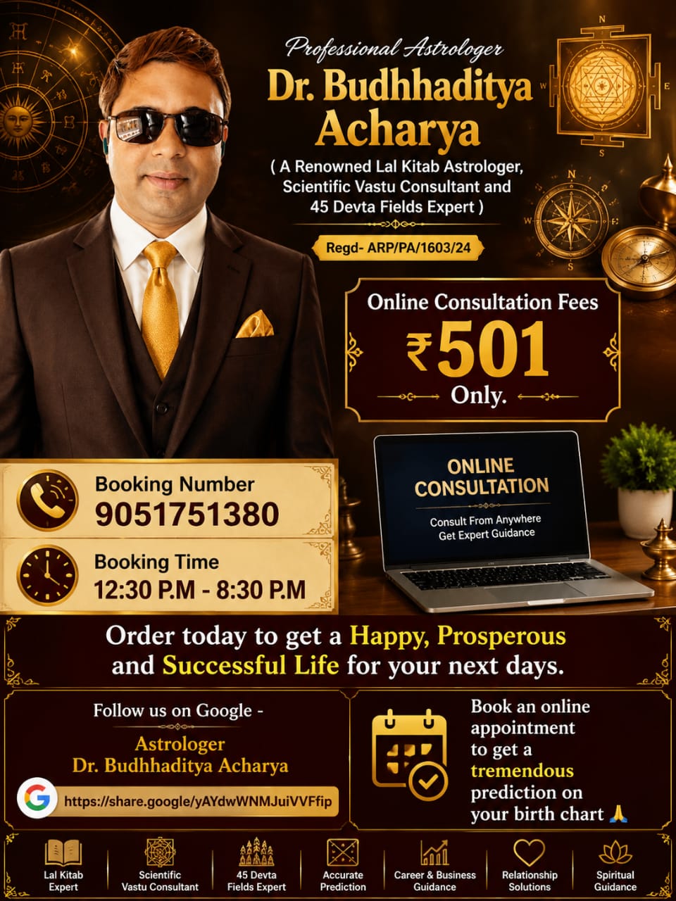 Astrologer Dr. Budhhaditya Acharya