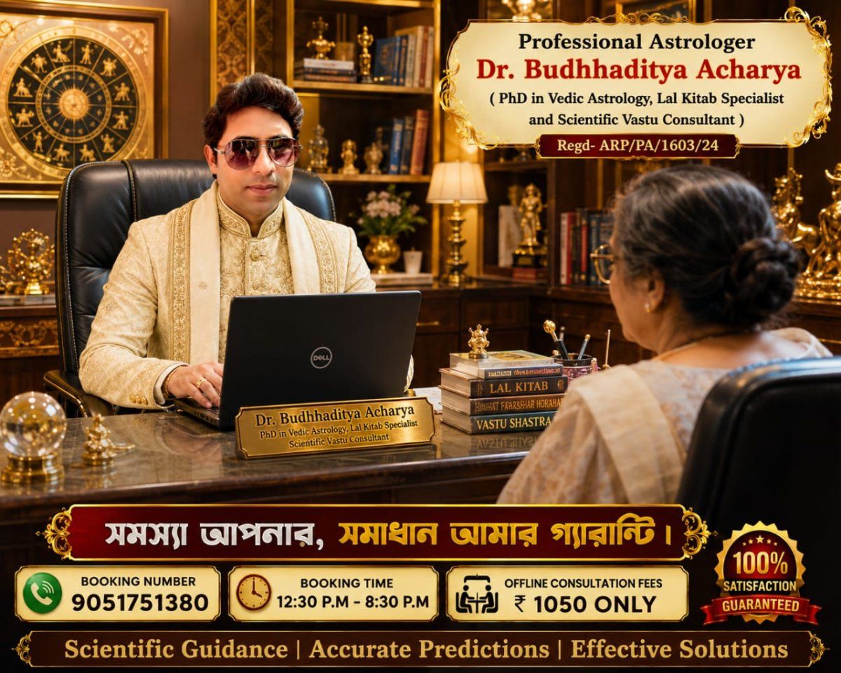 Astrologer Dr. Budhhaditya Acharya