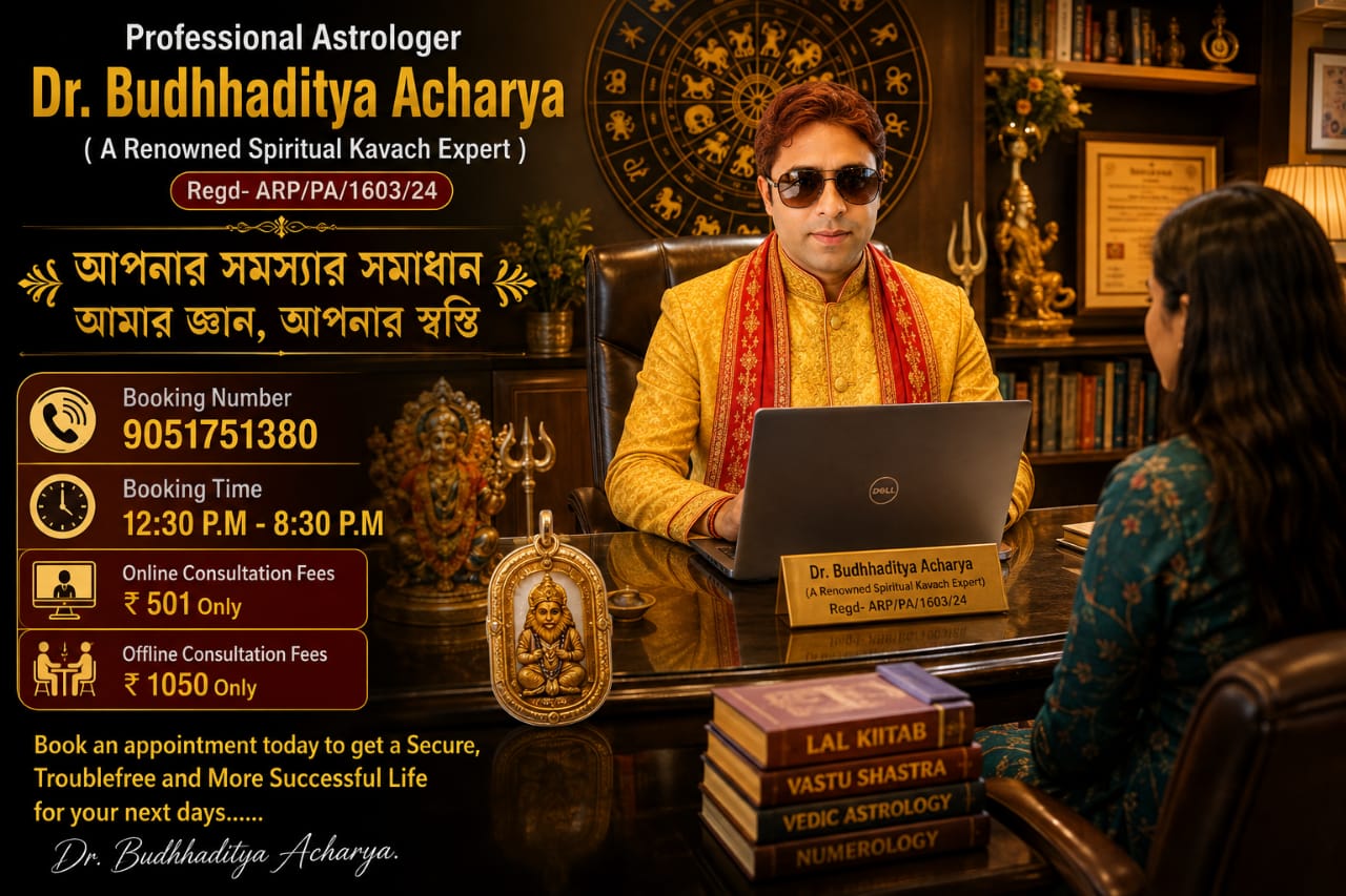 Astrologer Dr. Budhhaditya Acharya