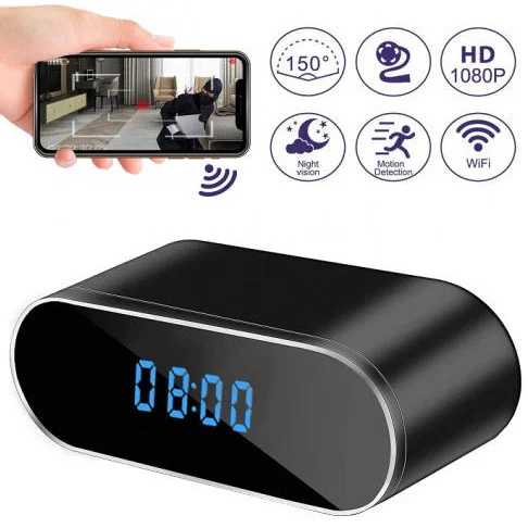 TABLE CLOCK SMART SPY WIFI CAMERA, PRICE RS:- 4550.00