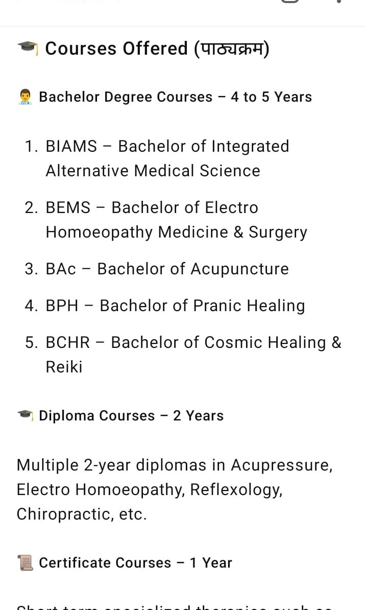 Vivekanand Alternative Medical College