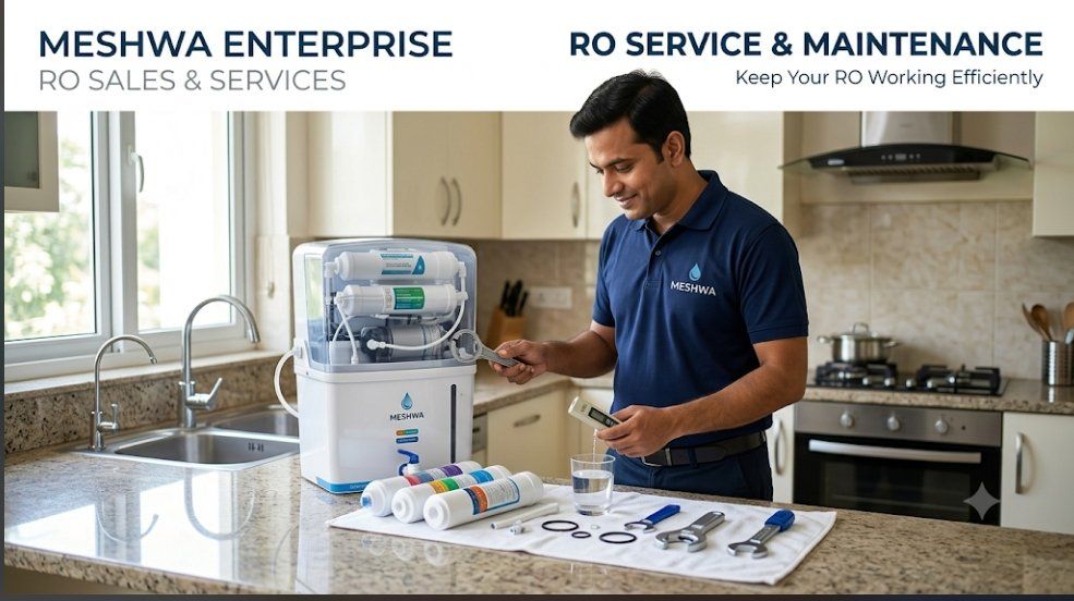 • Routine RO servicing
• System inspection and cleaning
• Performance checks
• Maintenance support for existing RO systems