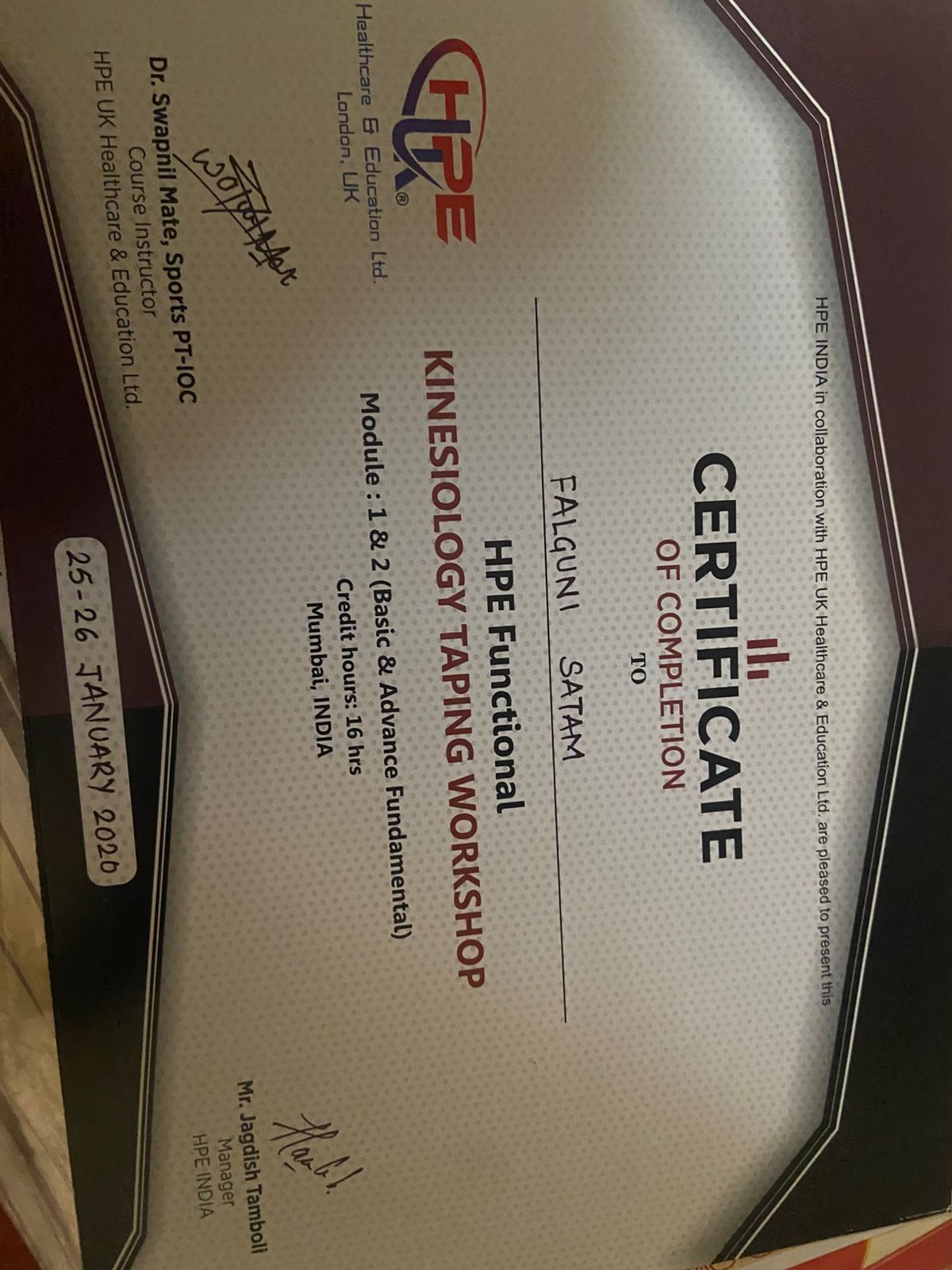 Dr. Falguni Pratik Sawant
