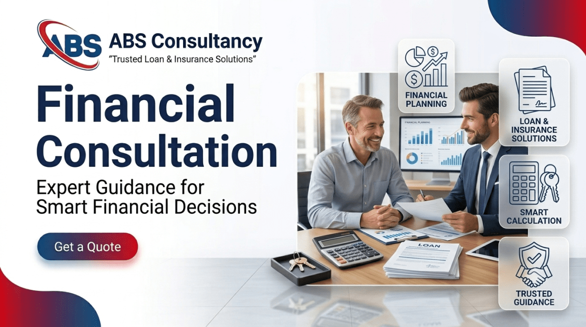 Receive expert financial advice to choose the right loan and insurance solutions based on your needs.