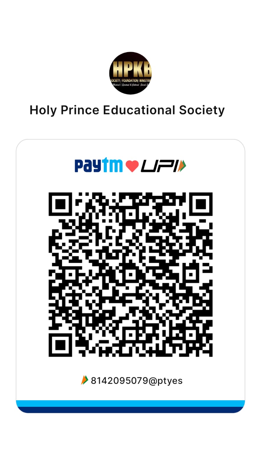 HOLY PRINCE FOUNDATION / KB’s MATHRUDEVOBHAVA CHARITABLE TRUST