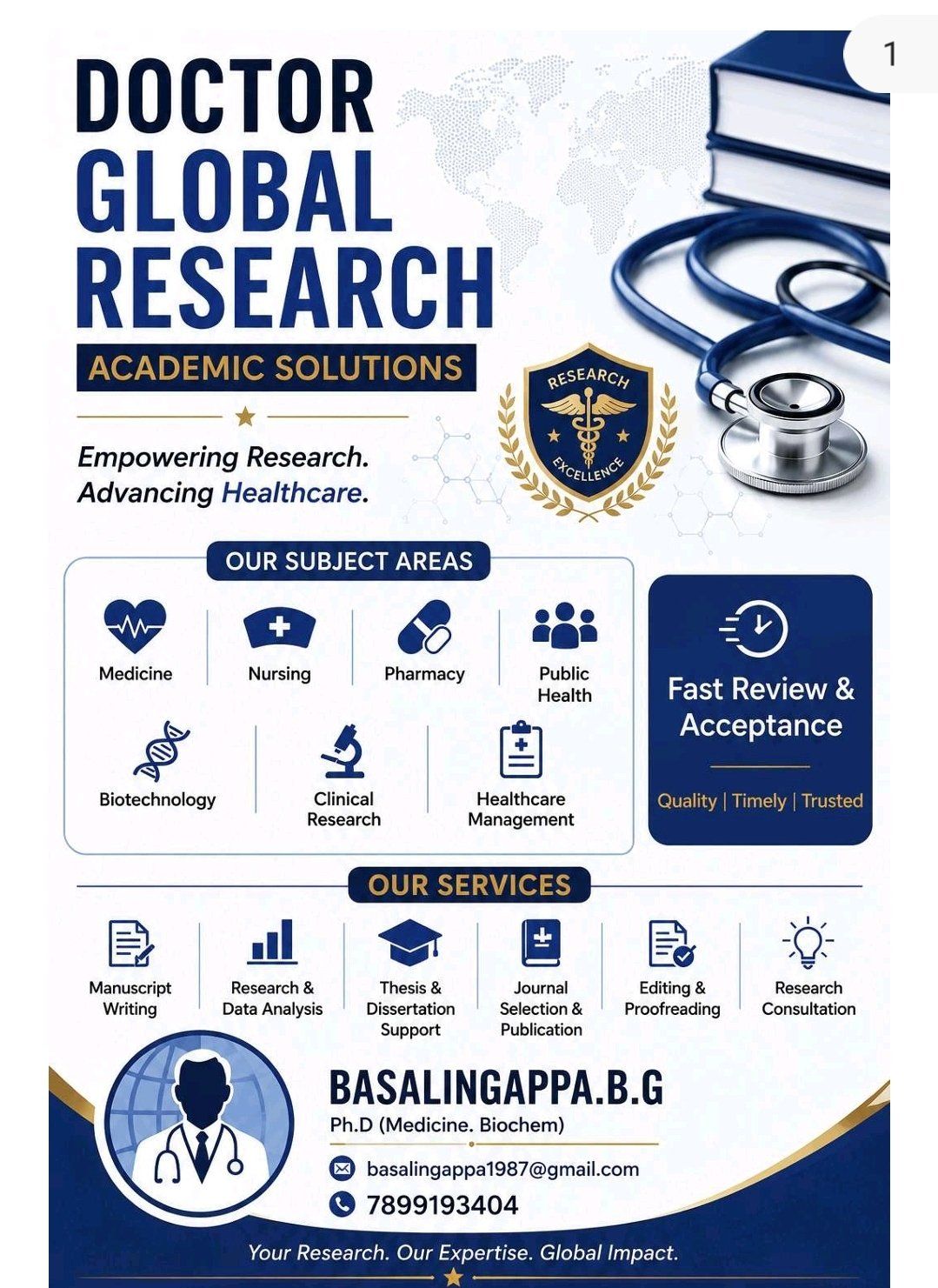 K. B. Guttedar Scientific Research Publications And Academic Solutions