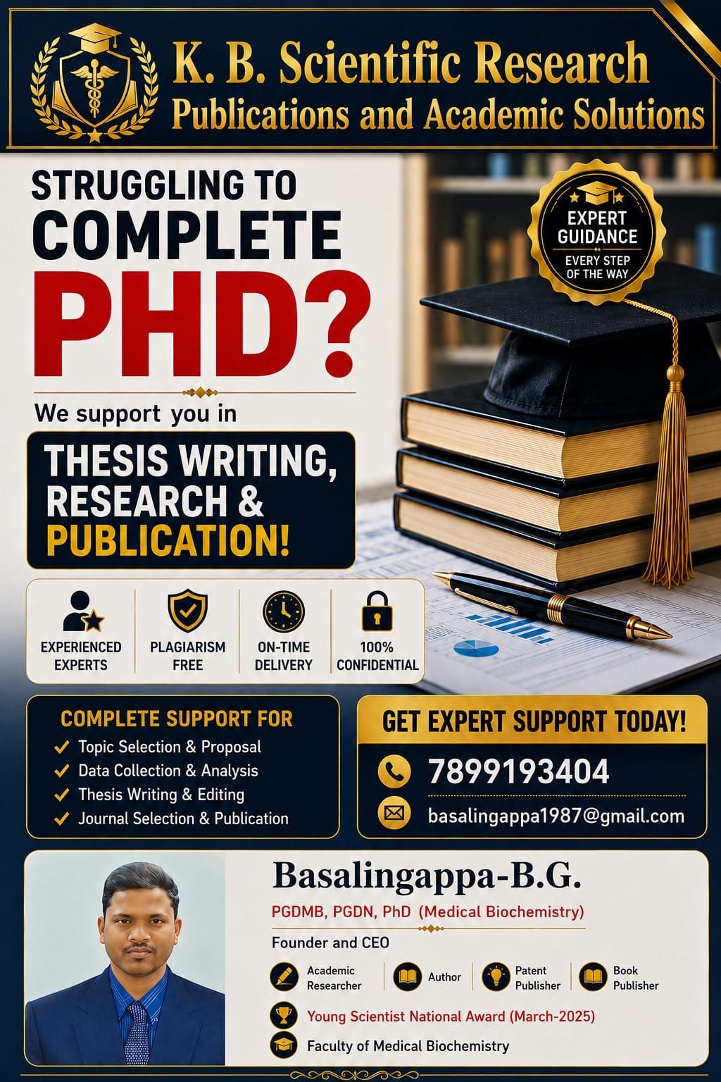 K. B. Guttedar Scientific Research Publications And Academic Solutions