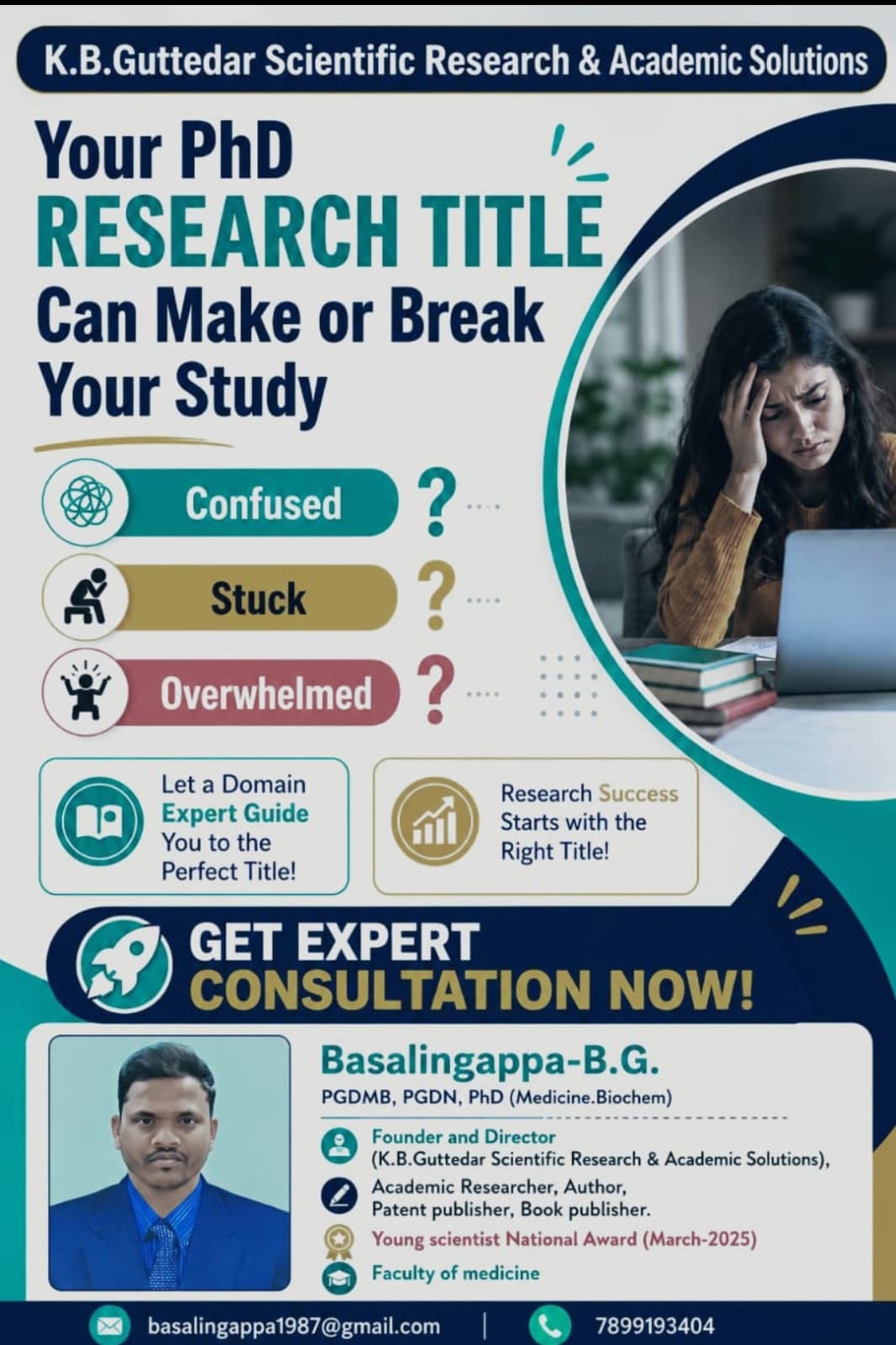 K. B. Guttedar Scientific Research Publications And Academic Solutions