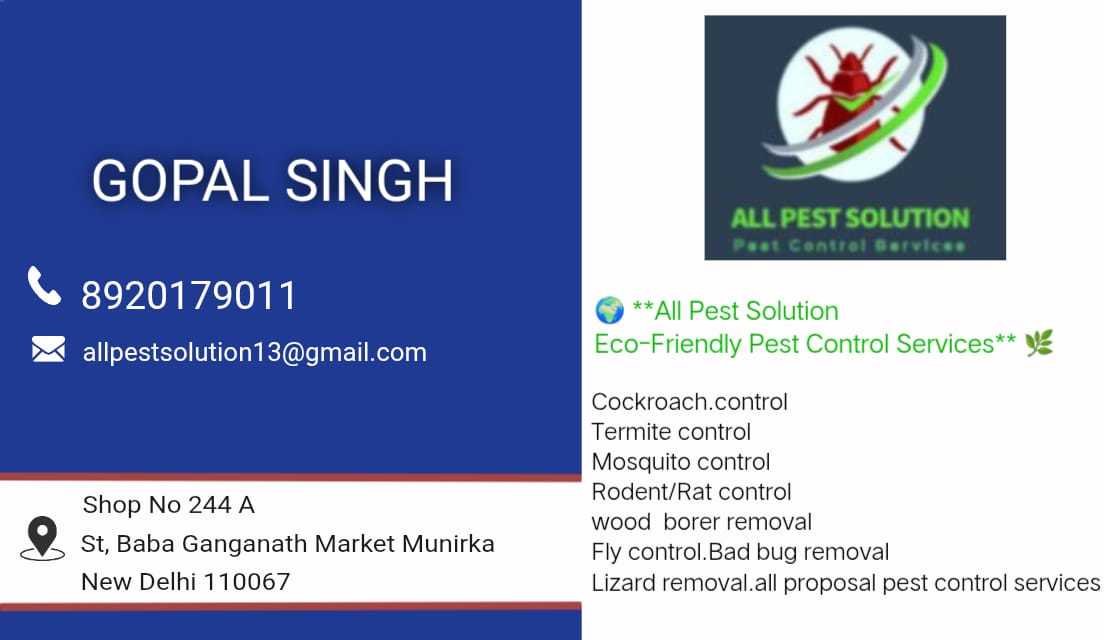 🌍 All Pest Solution - Eco-Friendly Pest Control Services 🌿