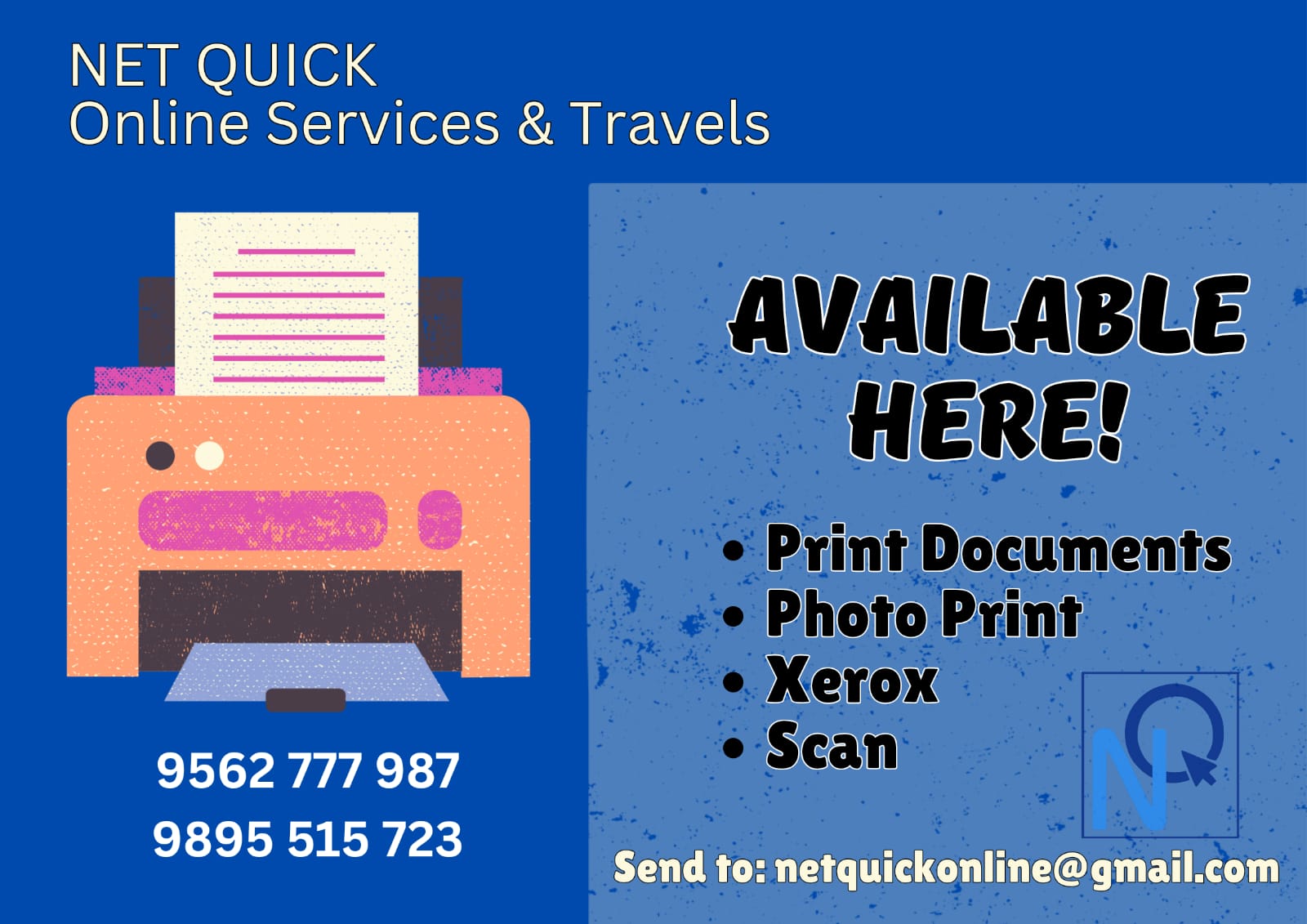 Net Quick Online Services And Travels