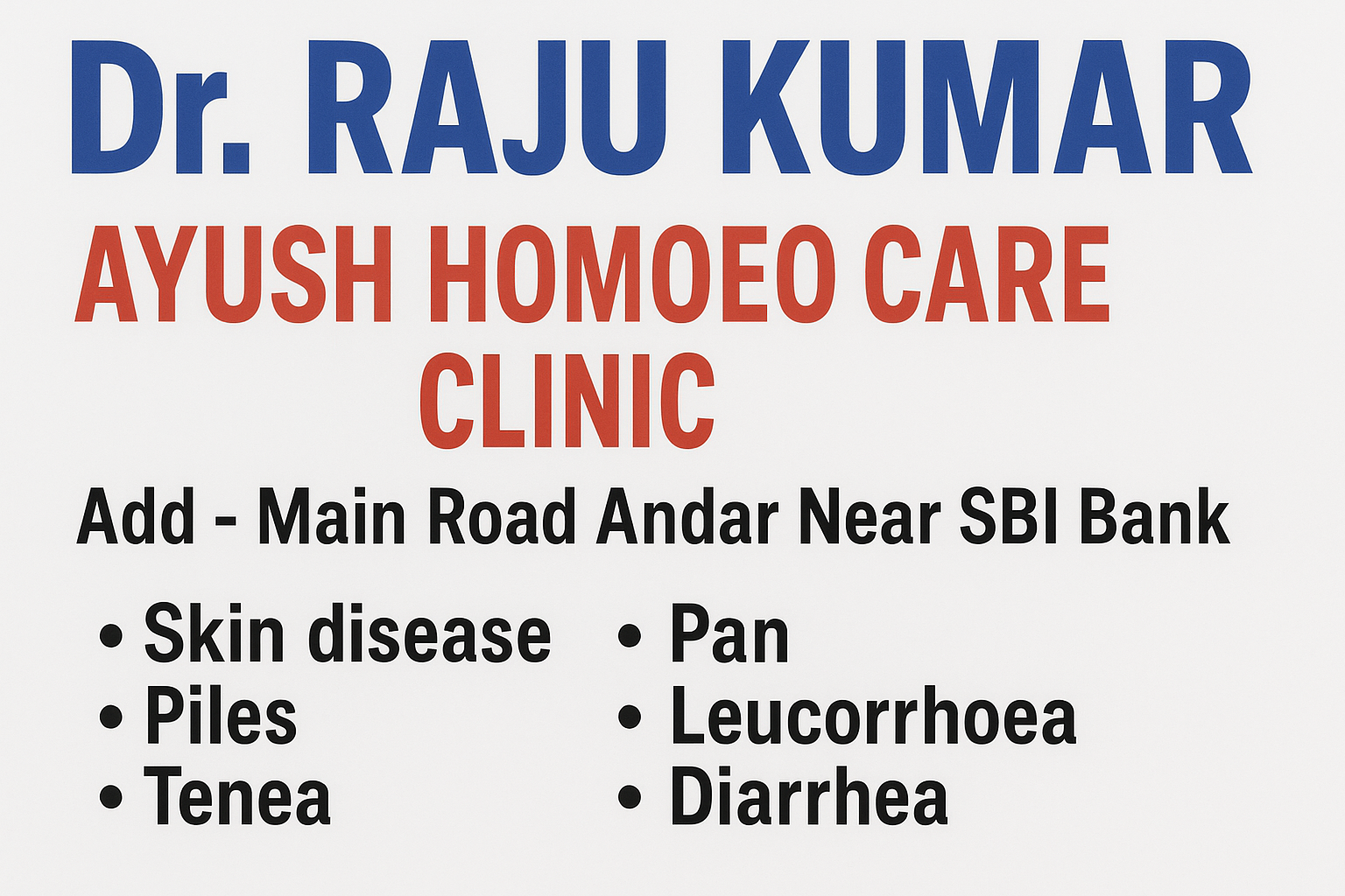 Dr Raju Homeopathy Clinic
