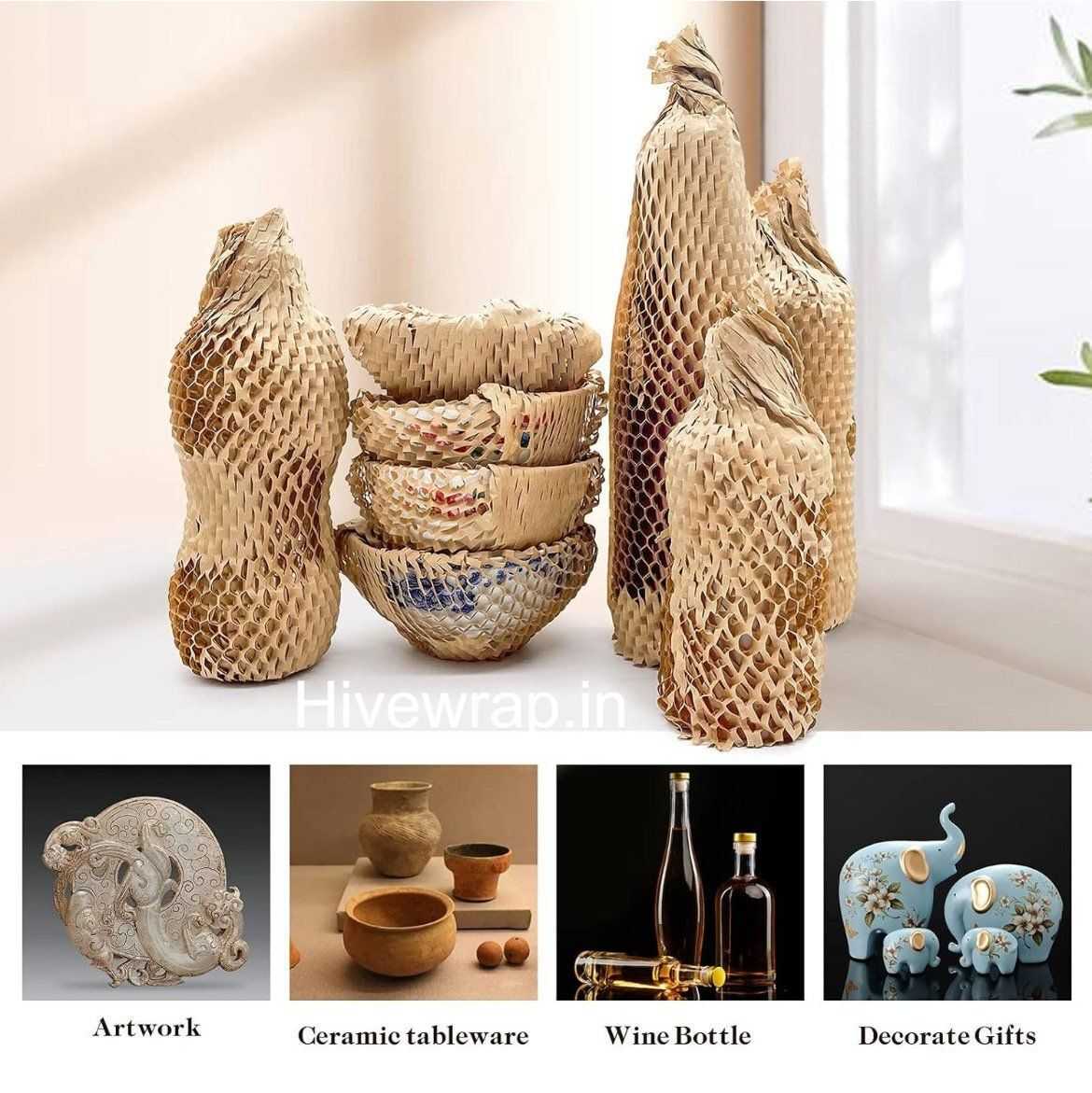 12 Inches Honeycomb Paper Roll – 100 - Image 4