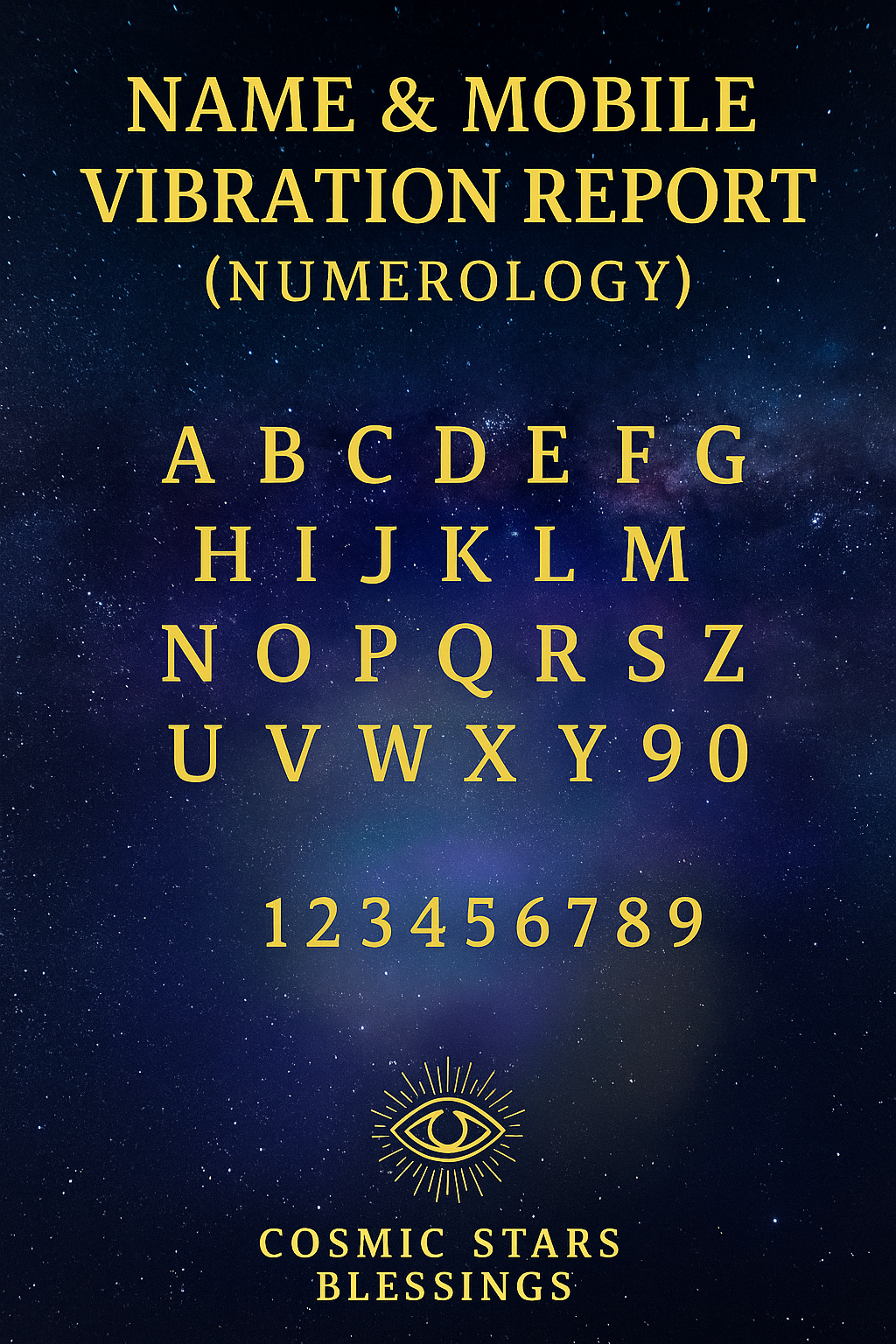 Cosmic Stars Blessings
