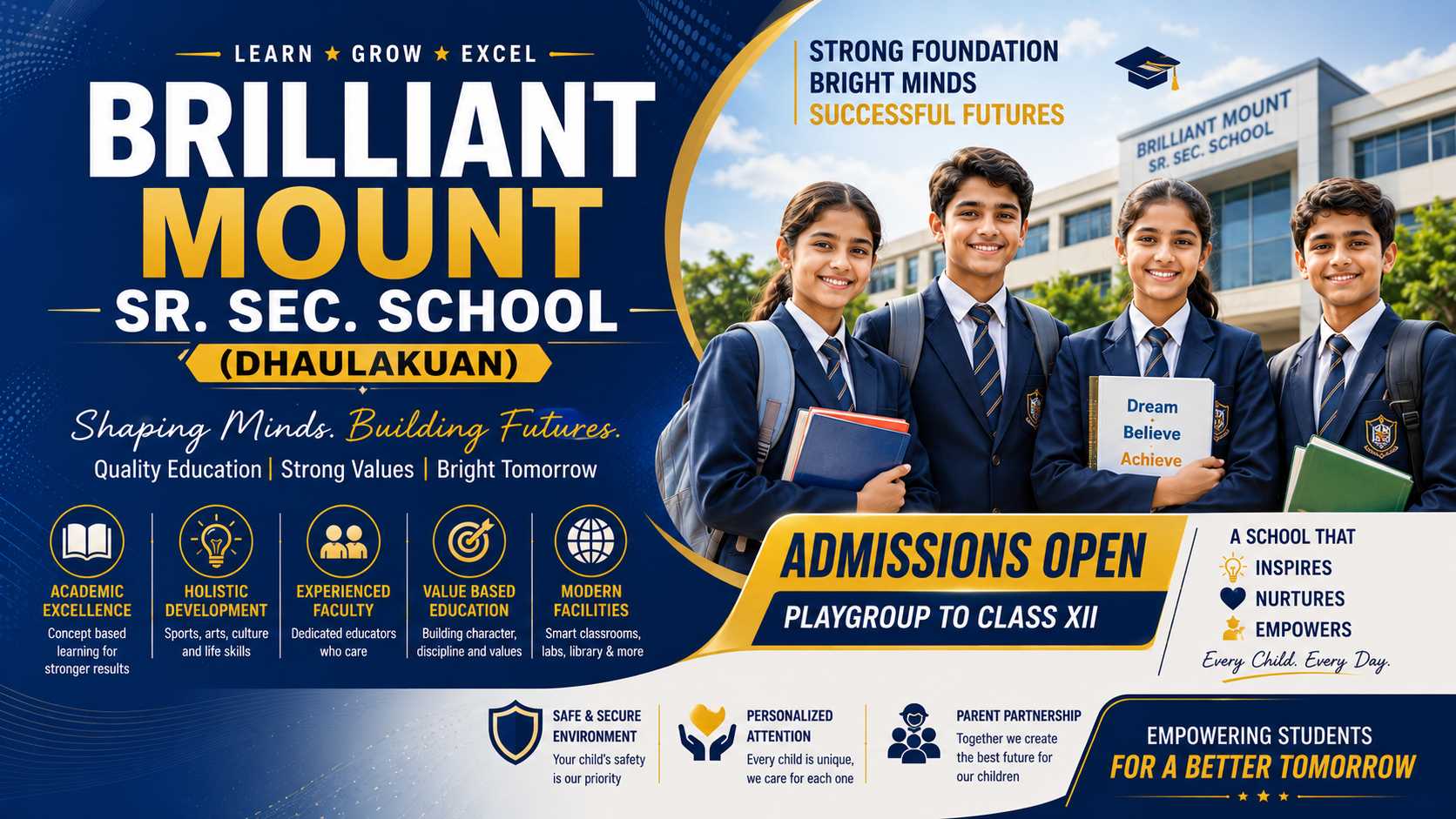 Brilliant Mount Sr. Sec. School (Dhaulakuan)