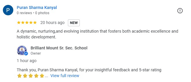 Brilliant Mount Sr. Sec. School (Dhaulakuan)