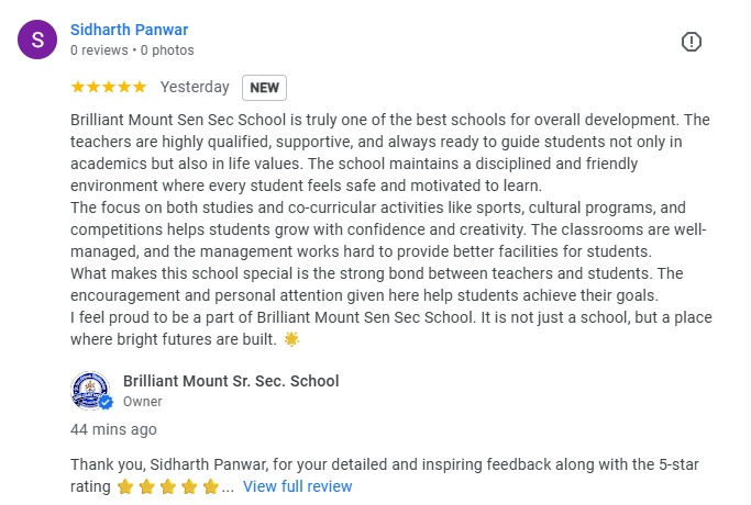 Brilliant Mount Sr. Sec. School (Dhaulakuan)