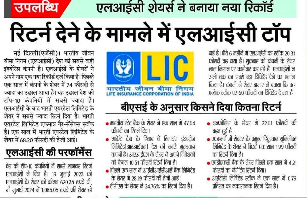 L I C Plan Combination
એલ.આઇ.સી પ્લાન કોમ્બિનેશન