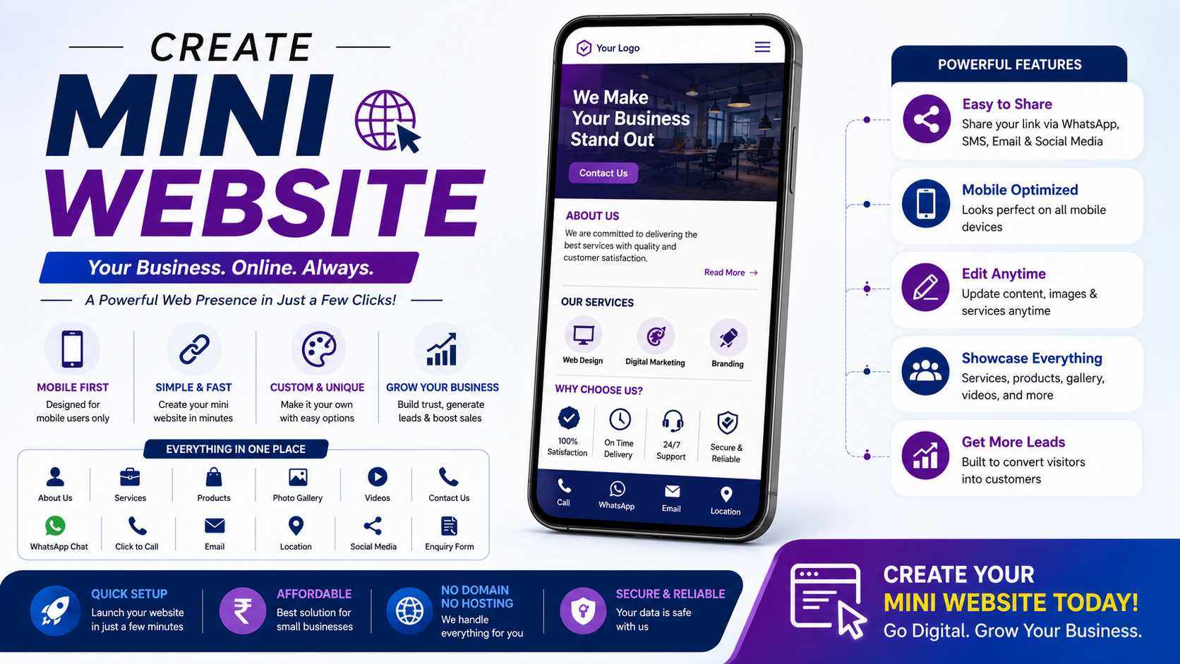 Mini Website Builder