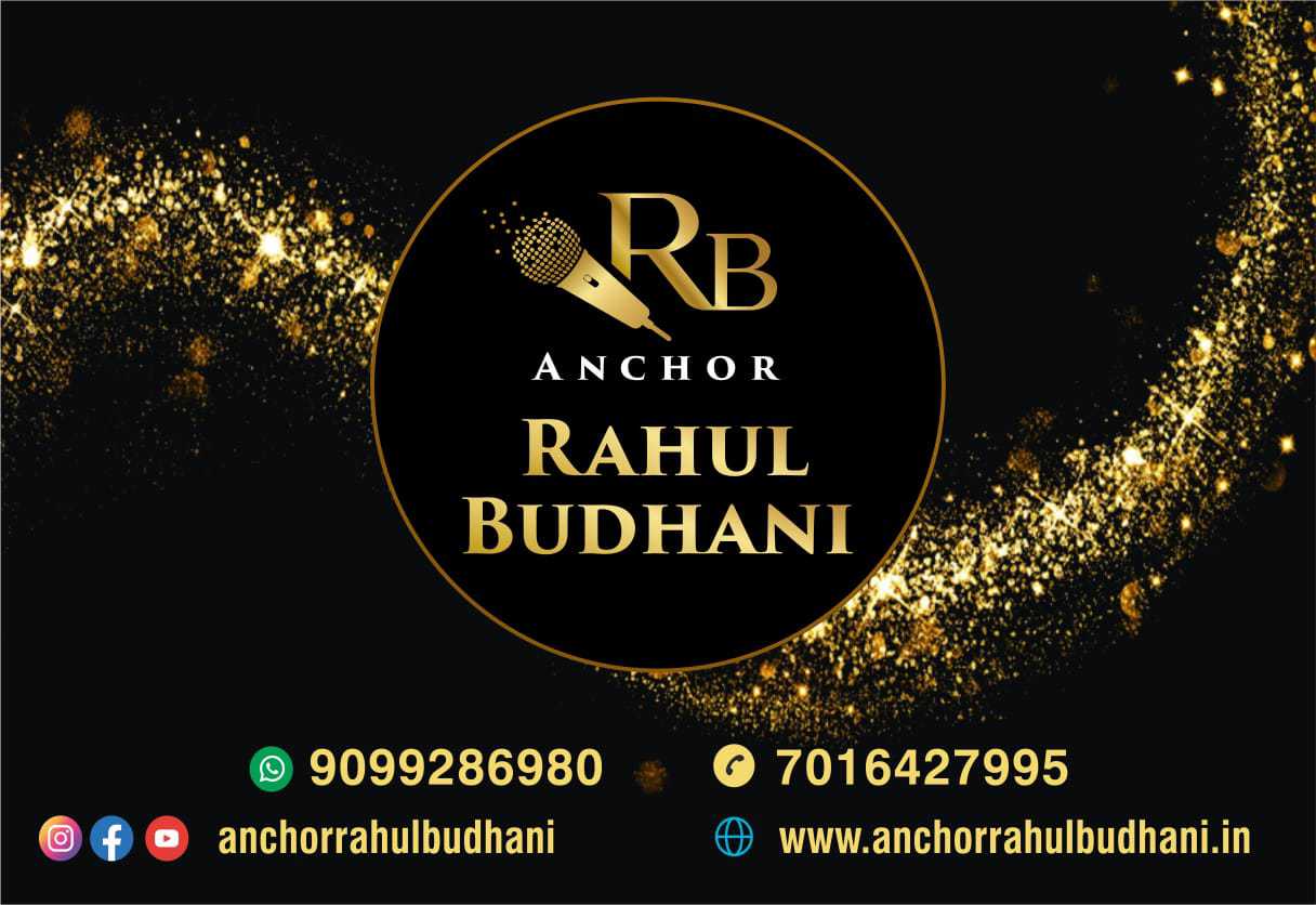 Anchor Rahul Budhani